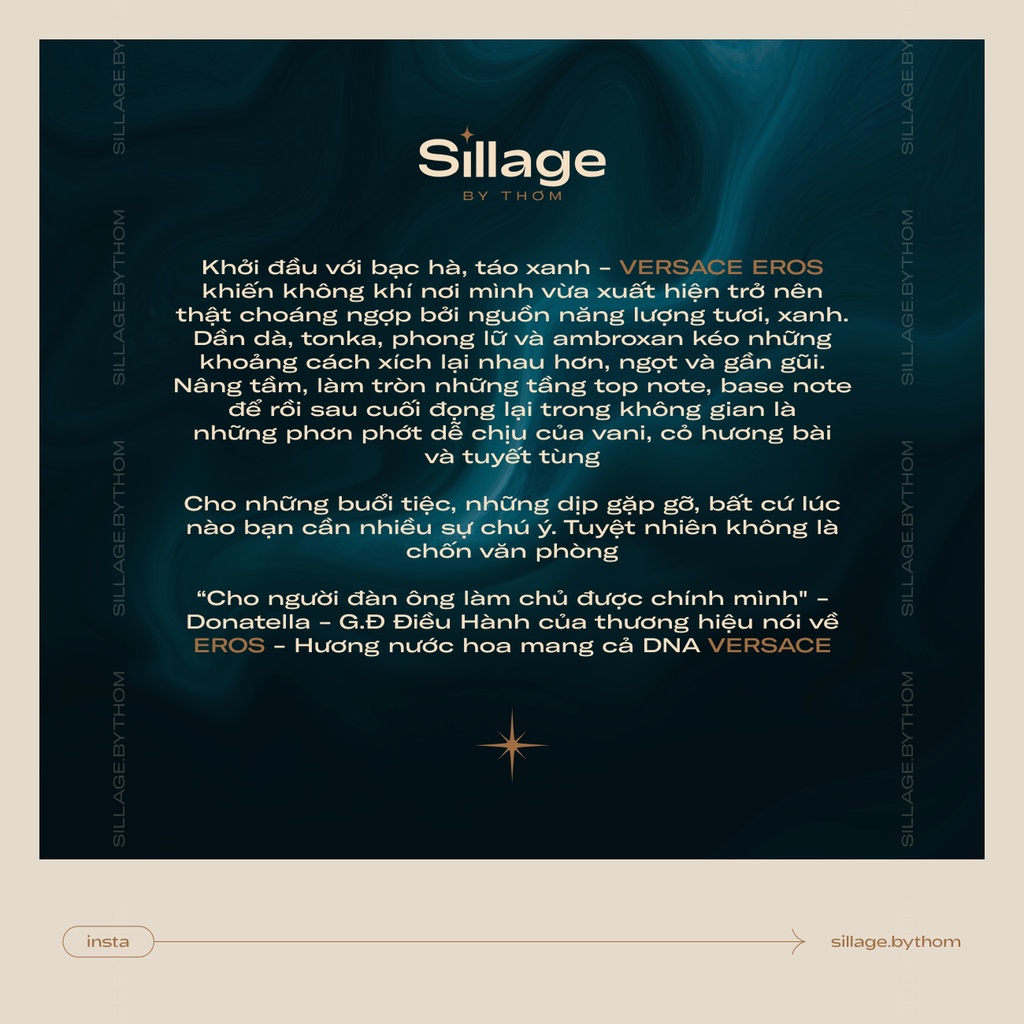 V.E.R.S.A.C.E EROS EDT EDP PARFUM | Mẫu thử nước hoa nam