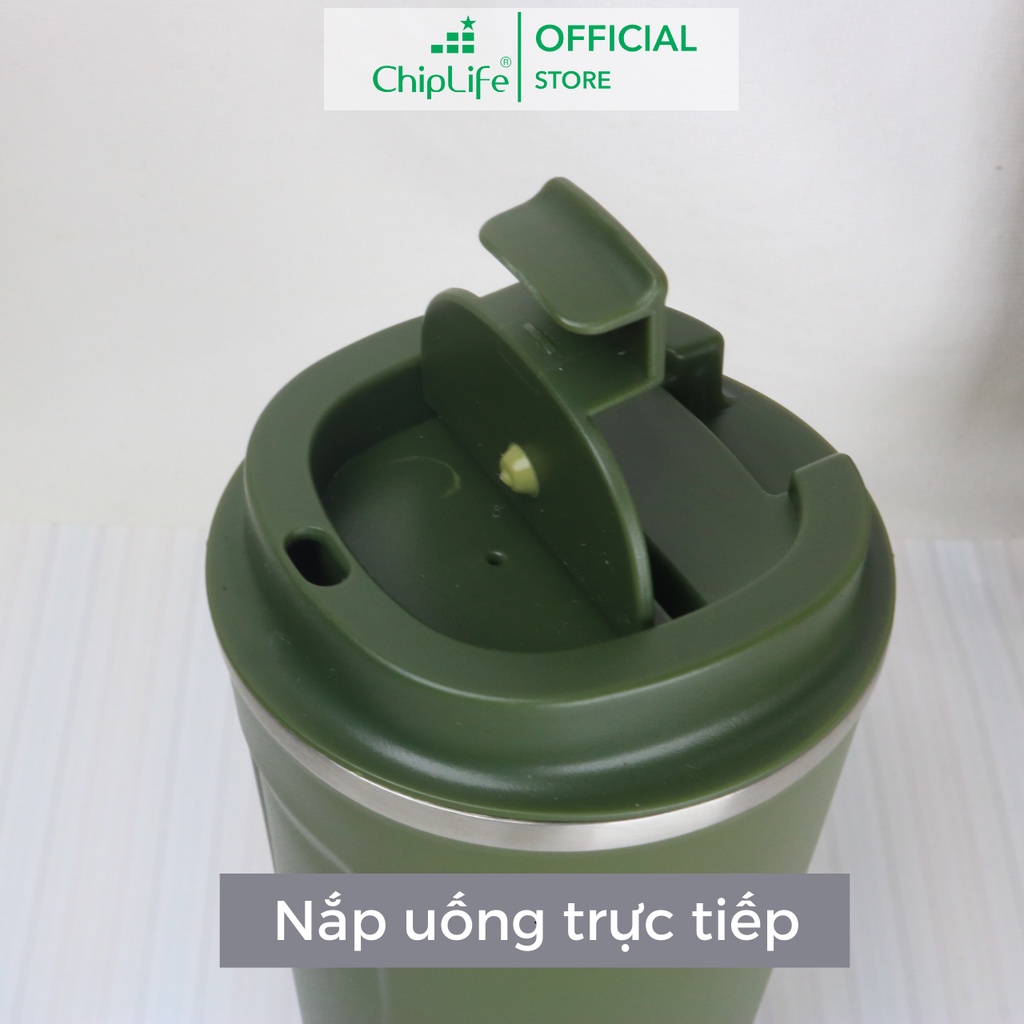 Ly giữ nhiệt Chiplife khắc tên theo yêu cầu 380ml - 510ml LGN510X