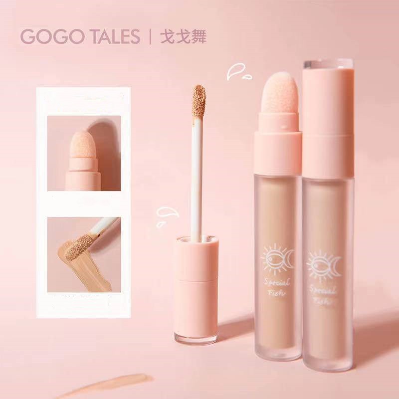 Kem Che Khuyết Điểm 2 Đầu GOGOTALES Mịn Nhẹ Tự Nhiên Moisturizing Traceless Concealer GT223 [ GOGO TALES ]