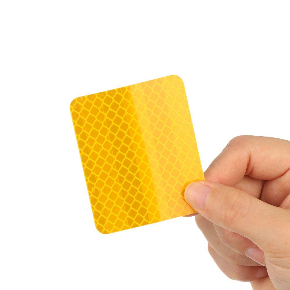 MUVAKO Set 1 / 2 Miếng Dán Phản Quang Màu Đỏ / Vàng Cảnh Báo An Toàn Cho Xe Scooter Điện