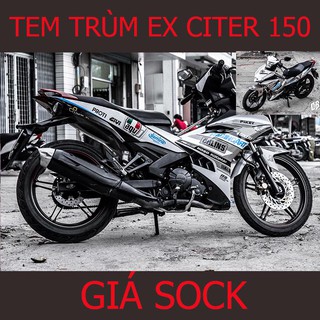 Tem Trùm Xe Exciter 150 Ex ( mẫu mới hot nhất)