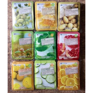 [BÁN SỈ] Mặt Nạ Dưỡng Da 3D FOODAHOLIC Natural Essence Mask 23ml