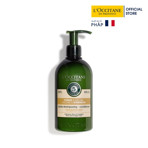 Dầu Xả L'Occitane phục hồi tóc chắc khoẻ bồng bềnh tự nhiên 500ml