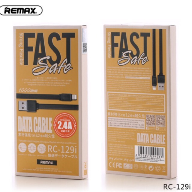 CÁP SẠC LIGHTNING REMAX RC-129/129I