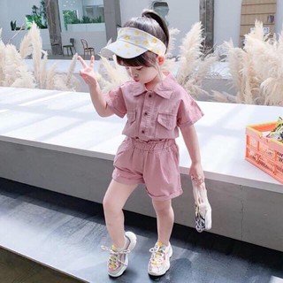 Set áo đũi túi hộp+ quần mềm mịn mát cho bé gái V26, quần áo cho bé Namkidshop