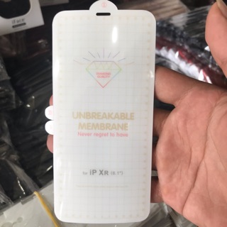 Dán dẻo PPF IPhone XR mặt trước / sau trong suốt