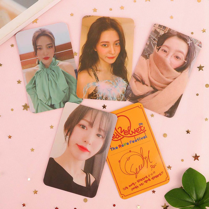 Set 5 Tấm Ảnh Nhóm Nhạc Kpop Red Velvet Yeri Joy Sulgi