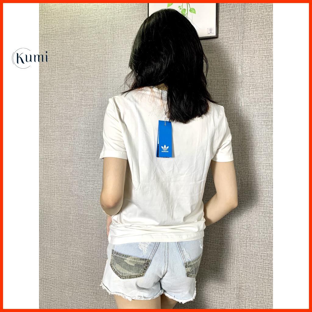Áo thun nữ chất cotton cao cấp Adidas hàng xuất xịn co giãn thoáng mát chỉ có  tại Kumi Fashion | BigBuy360 - bigbuy360.vn