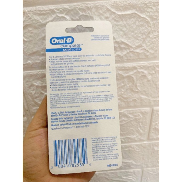 [Hàng Mỹ] Bộ Chỉ Nha Khoa Oral-B Complete 50mx2