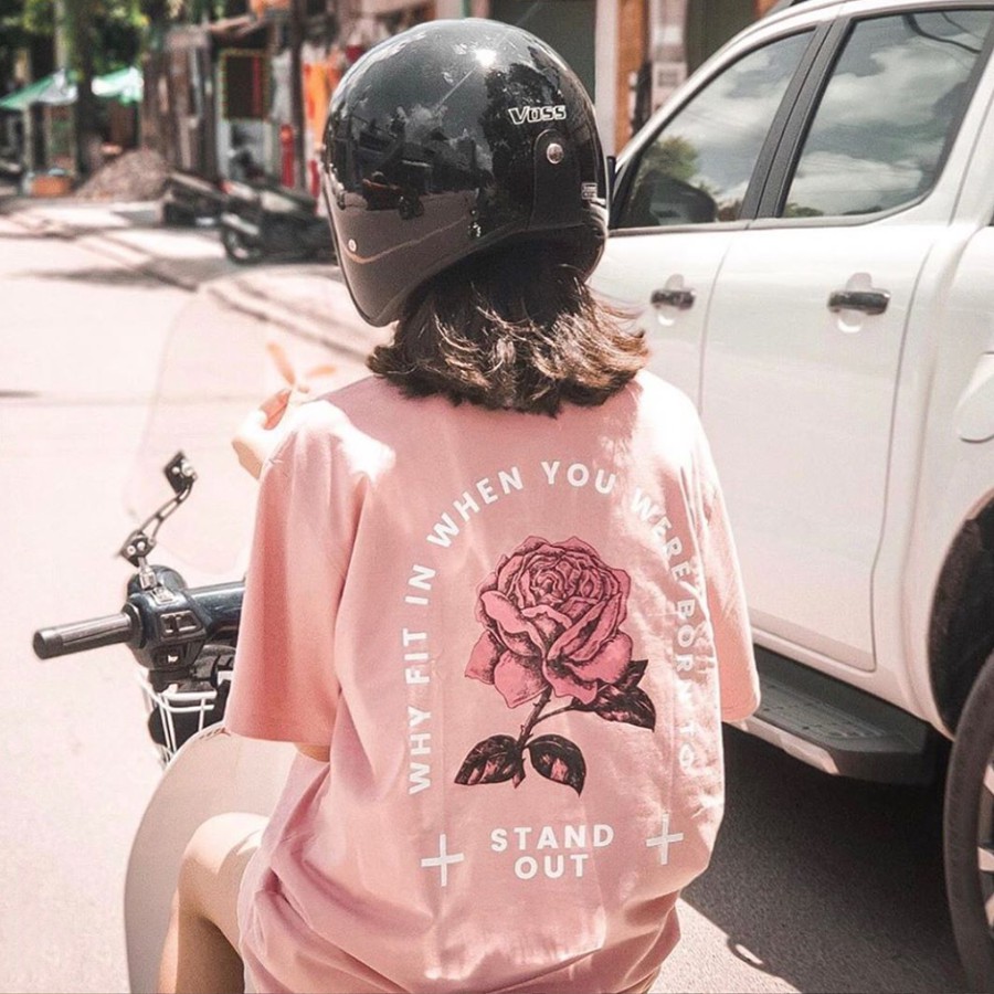 THELSTUDIOS - Áo thun Stand Out hồng