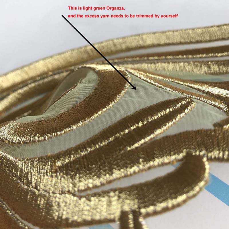 Sticker Ủi Thêu Hình Hoa 3D 57 * 14.5CM