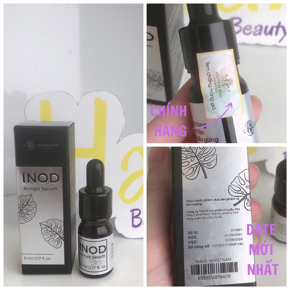 Serum hôi nách INOD Huyền Phi giảm mùi hôi nách, chân, trắng sáng da