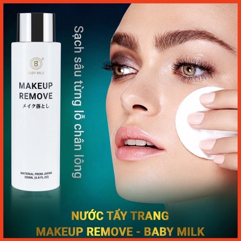 Nước Tẩy Trang Cho Da Nhạy Cảm Make Up Remove Baby Milk - Hàng Hiệu Cao Thiên Nhi