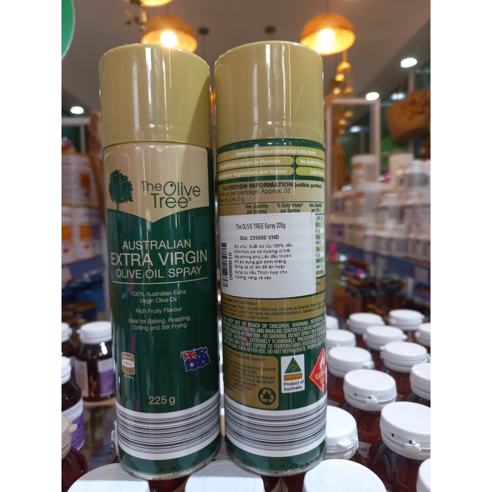 DẦU OLIVE AUSTRALIAN - EXTRA VIRGIN OLIVE OIL SPRAY Oz Mart Hàng Úc Nội Địa