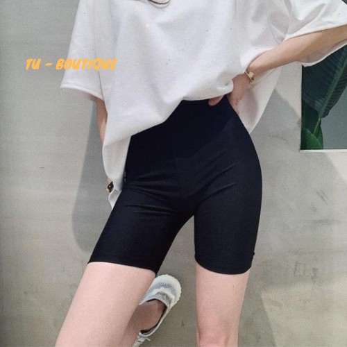 Quần legging lửng đùi nữ ngố mặc nhà, Quần legging nâng mông cạp cao siêu co giãn ( B02 ) | BigBuy360 - bigbuy360.vn