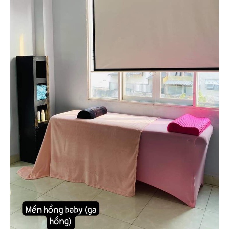 Mền lông cừu Thái Lan cao cấp tạo không gian salon ấm áp- thoải mái cho khách nối mi ,phun xăm, spa ,dùng cho cá nhân