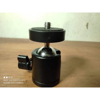 Đầu Gắn Đinh Ốc Xoay 360 Độ Bằng Hợp Kim Nhôm 1/4