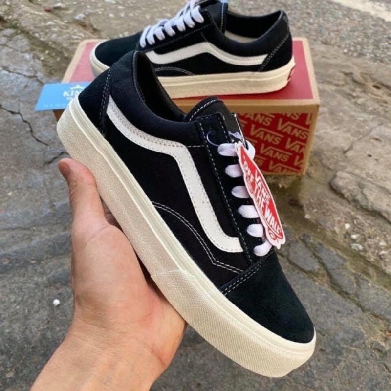 GIÀY 𝐕𝐀𝐍𝐒 VAULT OLD SKOOL MÀU ĐEN nam nữ 2021 size 38 Full Box Bill