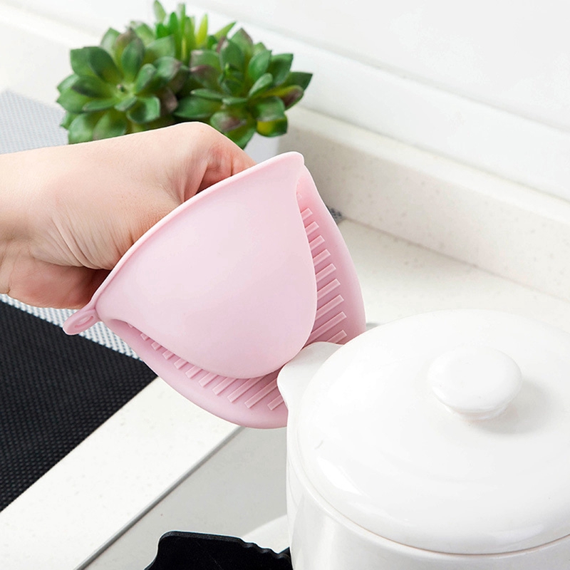 Găng tay cách nhiệt làm từ silicone chống trượt