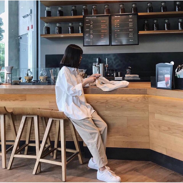 Sơ mi trắng oversize form rộng(Kèm ảnh THẬT)