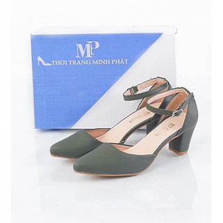 GIÀY GÓT CỔ ĐIỂN MỚI (Đen, Rêu, Kem, Xanh)