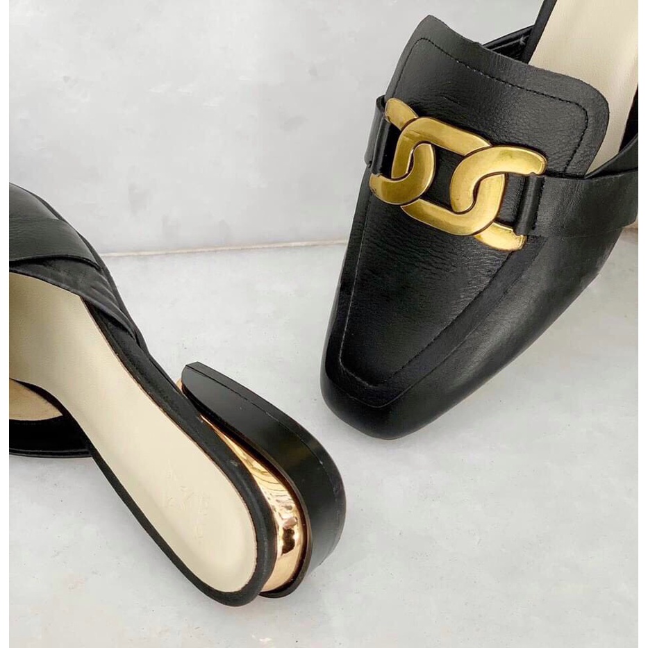 Giầy Sục Nữ Da Thật Cao 2CM