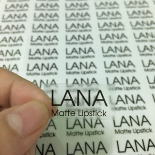 Combo 600 tem dán son 3x1,5cm decal trong