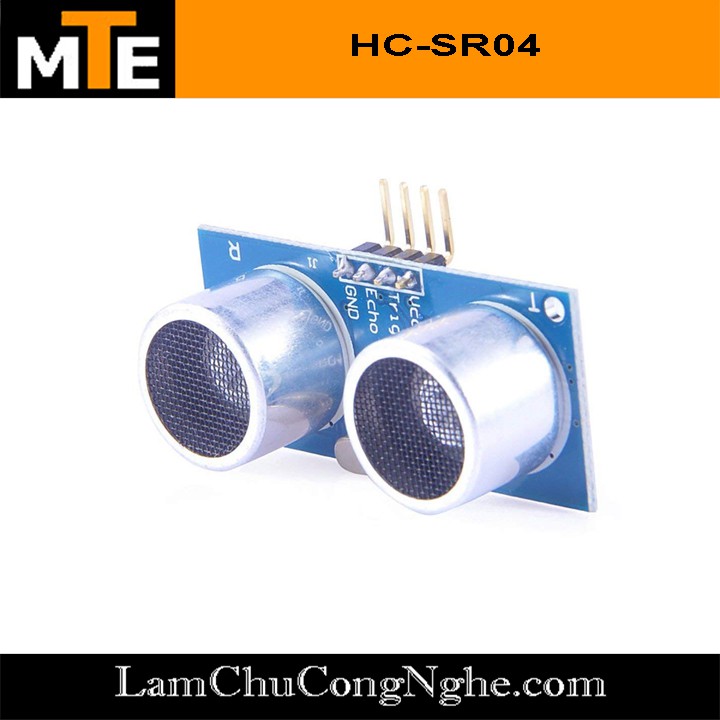 Mạch cảm biến đo khoảng cách dùng sóng siêu âm HC SR04 - Module arduino