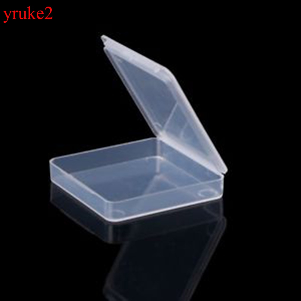 Set 2 hộp nhựa trong suốt đựng trang sức