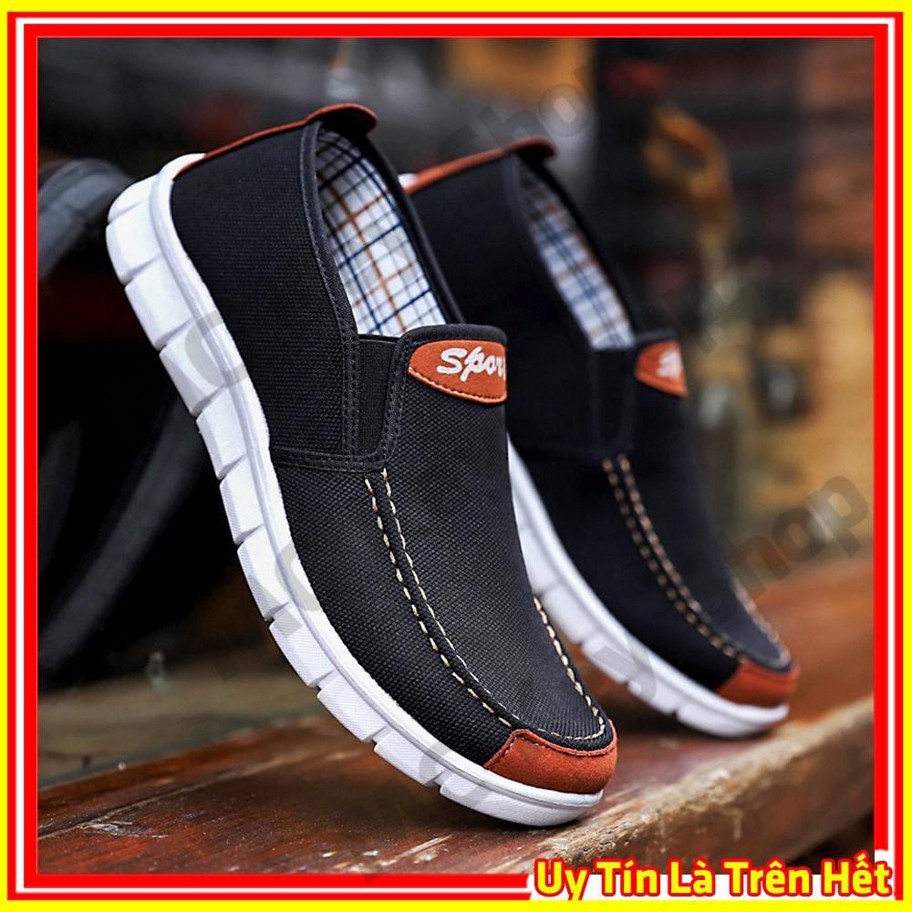 Giày Vải Lười Nam Thời Trang Thể Thao Hàn Quốc, Giầy Thoáng Khí Đi Mùa Xuân Hè Thu Đông Đẹp Giá Rẻ A6 MC Key Shop