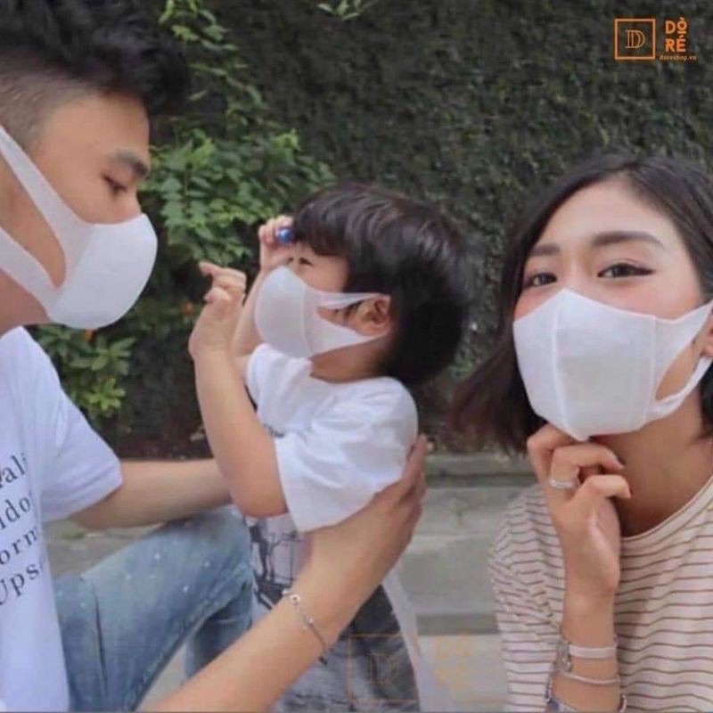 Khẩu trang (Chính hãng) Hộp khẩu trang 3d mask Unicham Nhật