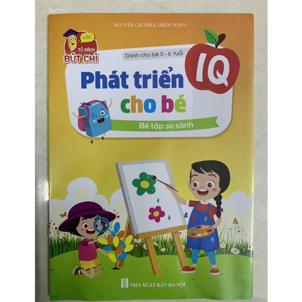 Sách - Tâp Tô Phát Triển IQ Dành Cho Bé 5-6 tuổi (Bộ 8 quyển)