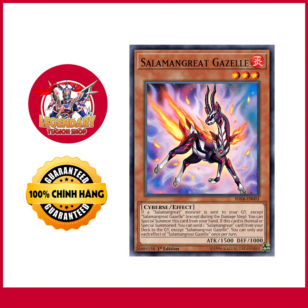 [EN][Thẻ Bài Yugioh Chính Hãng] Salamangreat Gazelle