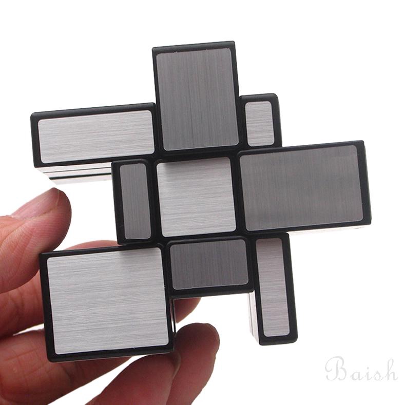 Qiyi Magic Mirror Square Rubik's Cube 3rd-order Deformation Brushed Alien Shaped Puzzle Play 368