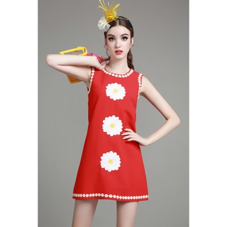 Đầm suông voan cát KL23116