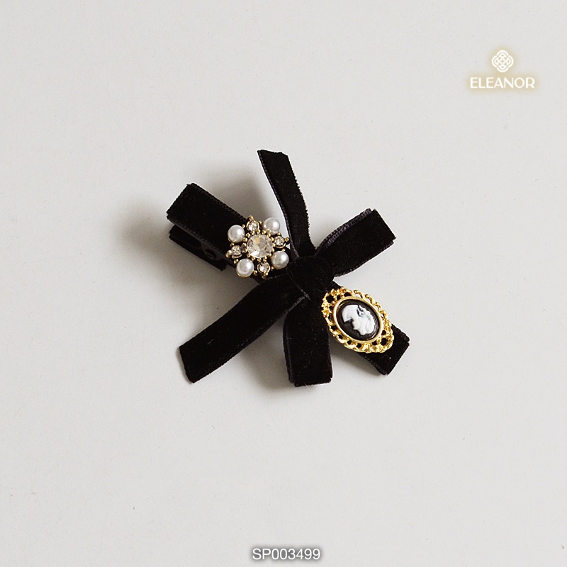 Cài tóc nữ Eleanor Accessories đính đá ngọc trai nhân tạo phụ kiện tóc 3496