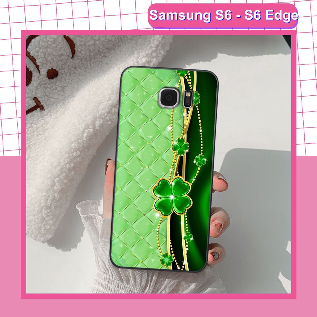Ốp lưng 3D Samsung S6 / S6 Edge hoa may mắn, thời trang, thương hiệu - SIÊU ĐẸP - SANG TRỌNG