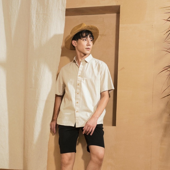 Áo sơ mi nam 360BOUTIQUE ngắn tay cổ bẻ - STNTK224 | BigBuy360 - bigbuy360.vn