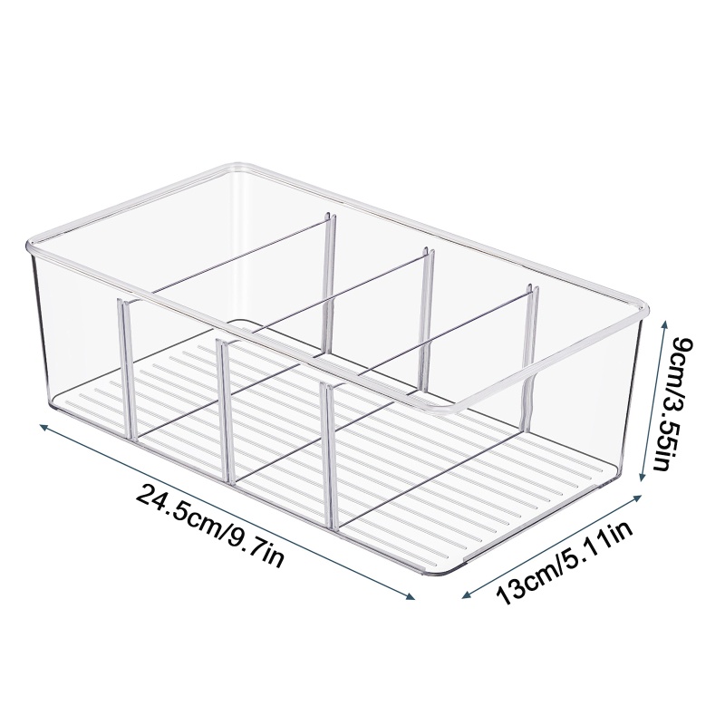 Hộp Đựng Gia Vị Có Chia Ngăn Cho Nhà Bếp / Tủ Lạnh / Tủ Lạnh