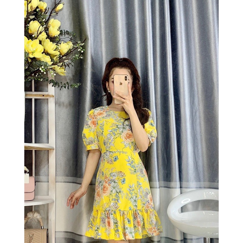 [Mã WAMT1505 giảm 10K đơn 0K] Váy hoa đuôi cá kèm video thật | BigBuy360 - bigbuy360.vn