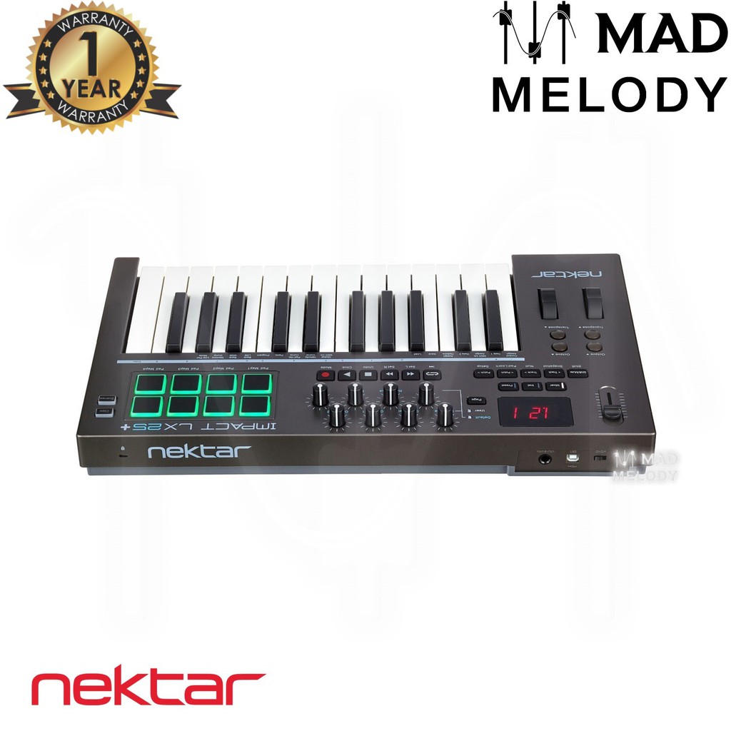 Nektar Impact LX25+ Keyboard Controller [đàn soạn nhạc gọn nhẹ, 25 phím, NEW & chính hãng]