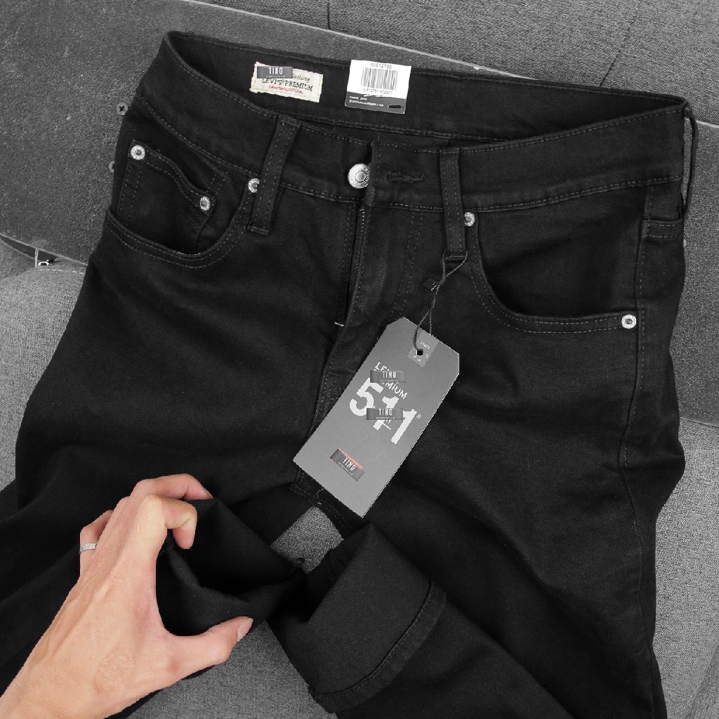 Quần jean nam cao cấp hàn quốc đẹp giá rẻ quần jean đen trơn TCS | BigBuy360 - bigbuy360.vn