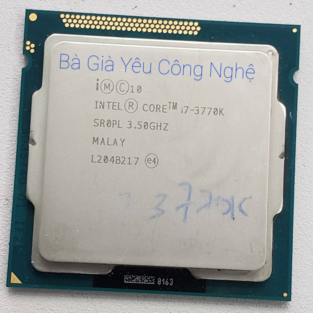 Bộ xử lý Intel® Core™ i7-3770K 8M bộ nhớ đệm, tối đa 3,90 GHz