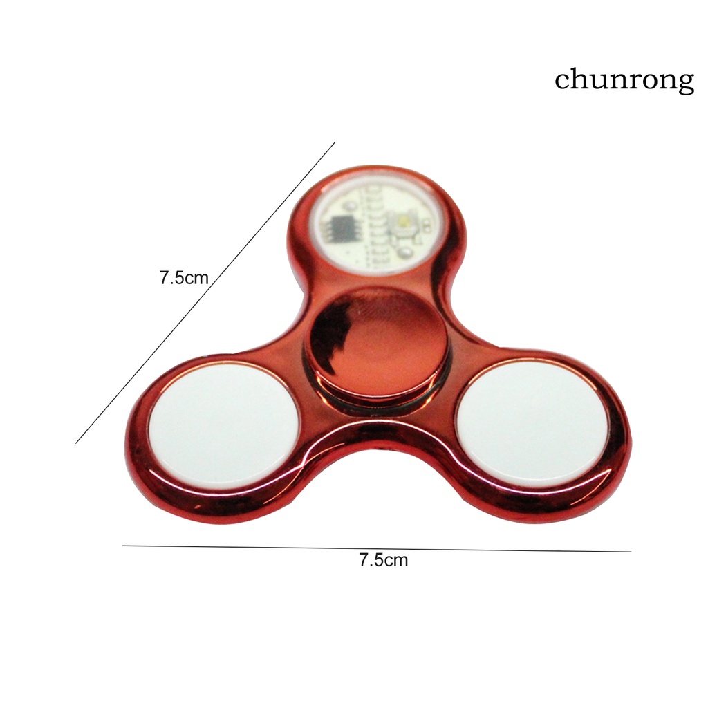 Cr Con Quay Đồ Chơi Fidget Spinner Có Đèn LED Đổi Màu Độc Đáo