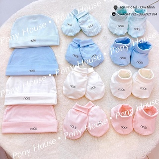 Set Mũ, Bao Tay, Bao Chân Nous Petit - Phụ Kiên Cho Bé Sơ Sinh Newborn NB