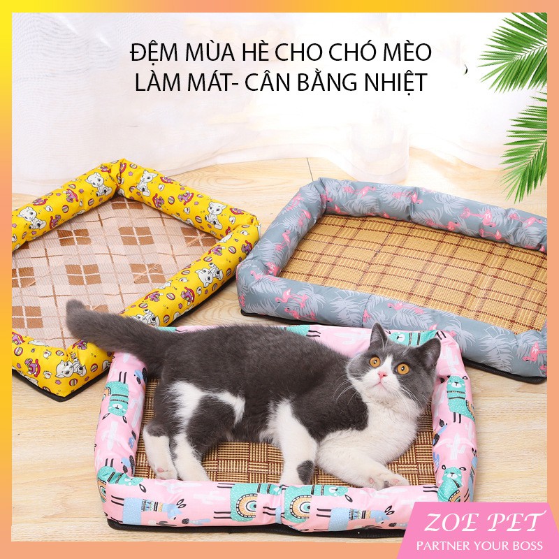 [Mã PET50K giảm Giảm 10% - Tối đa 50K đơn từ 250K] Đệm nằm mùa hè cho chó mèo - chống nóng, thoáng mát