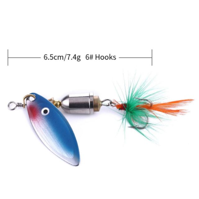 Mồi lure spinner siêu nhạy