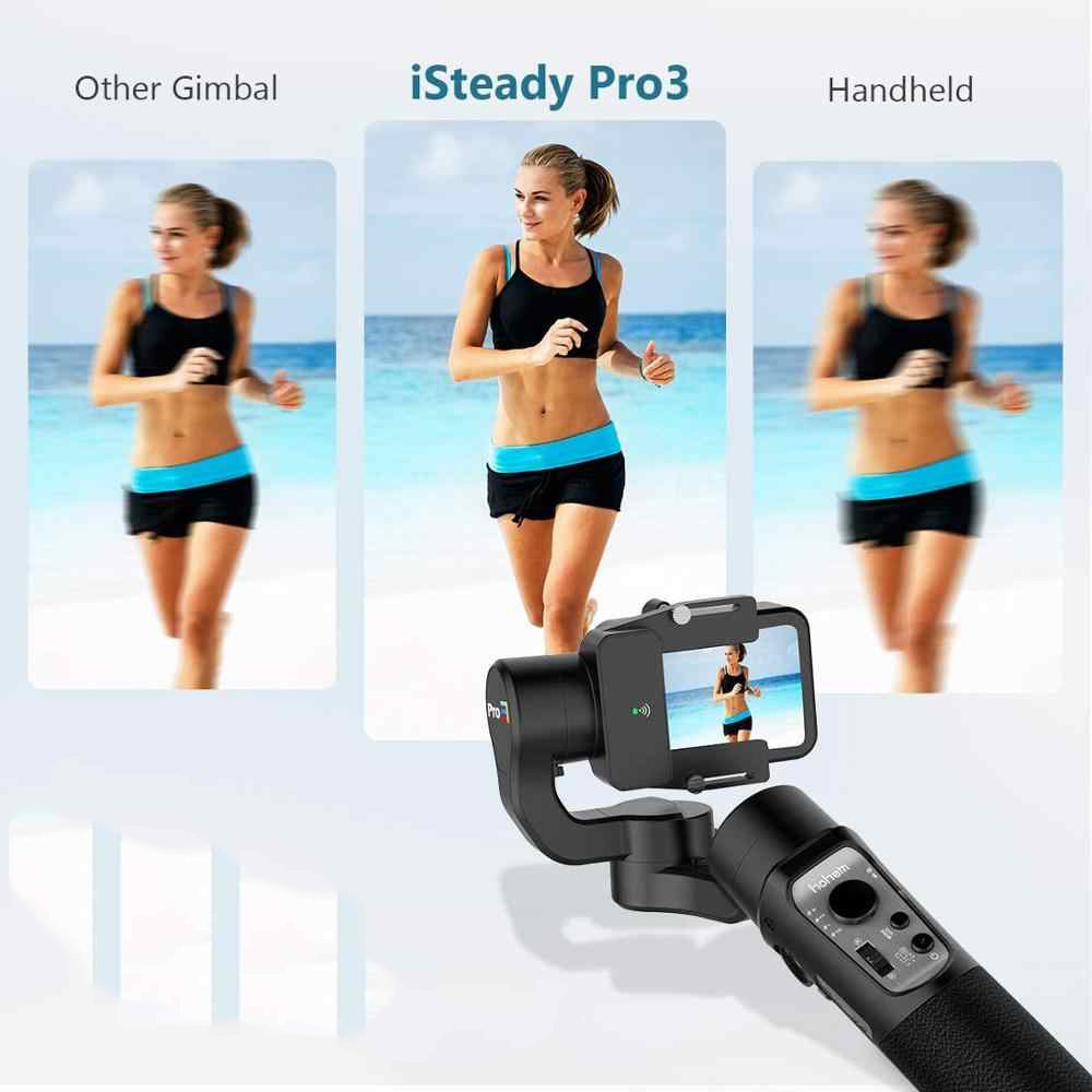 Hohem iSteady Pro 3 | Gimbal thiết kế cho GoPro Hero và các dòng Camera Action, chống nước IPX4, hoạt động 12 giờ