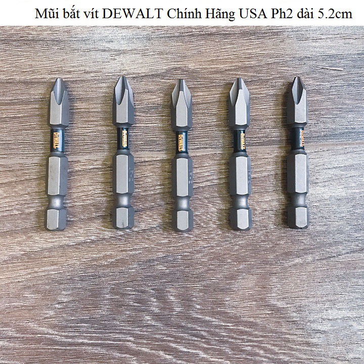 Mũi bắt vít DEWALT Loại Xịn Ph2 52mm