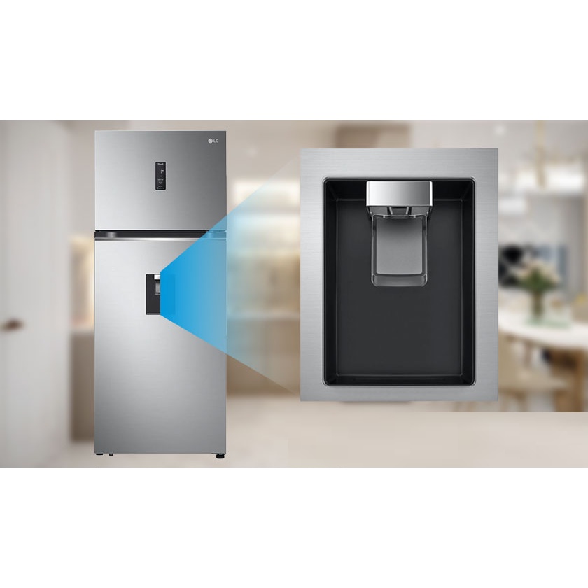 GN-D372PSA -- MIỄN PHÍ CÔNG LẮP ĐẶT -Tủ Lạnh Inverter LG 394 Lít GN-D372PSA